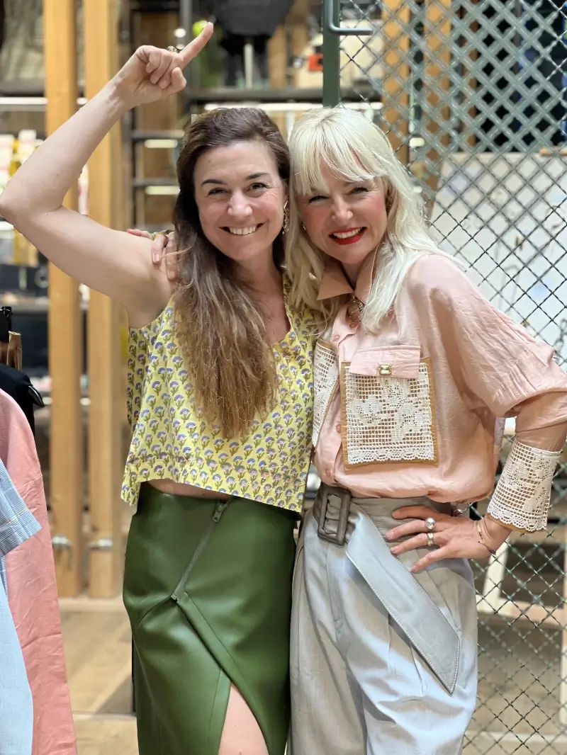 Stylistinnen Janine Dudenhöffer und Saskia Hilgenberg